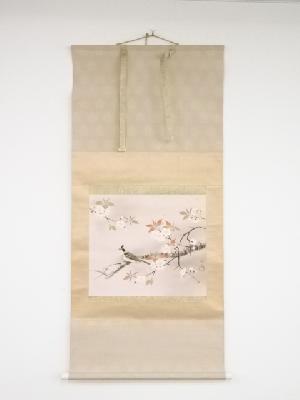 光径筆　春宵　肉筆絹本掛軸（共箱・二重箱）